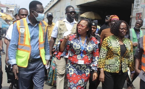 Structures on waterways in Accra to be demolished today