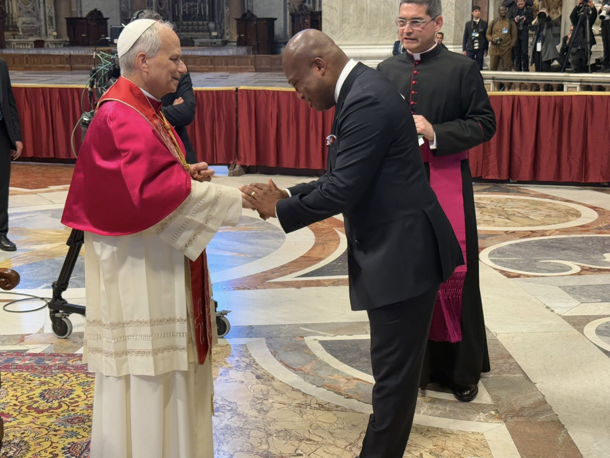 Pope Leo XIV blesses Foreign Minister Okudzeto Ablakwa