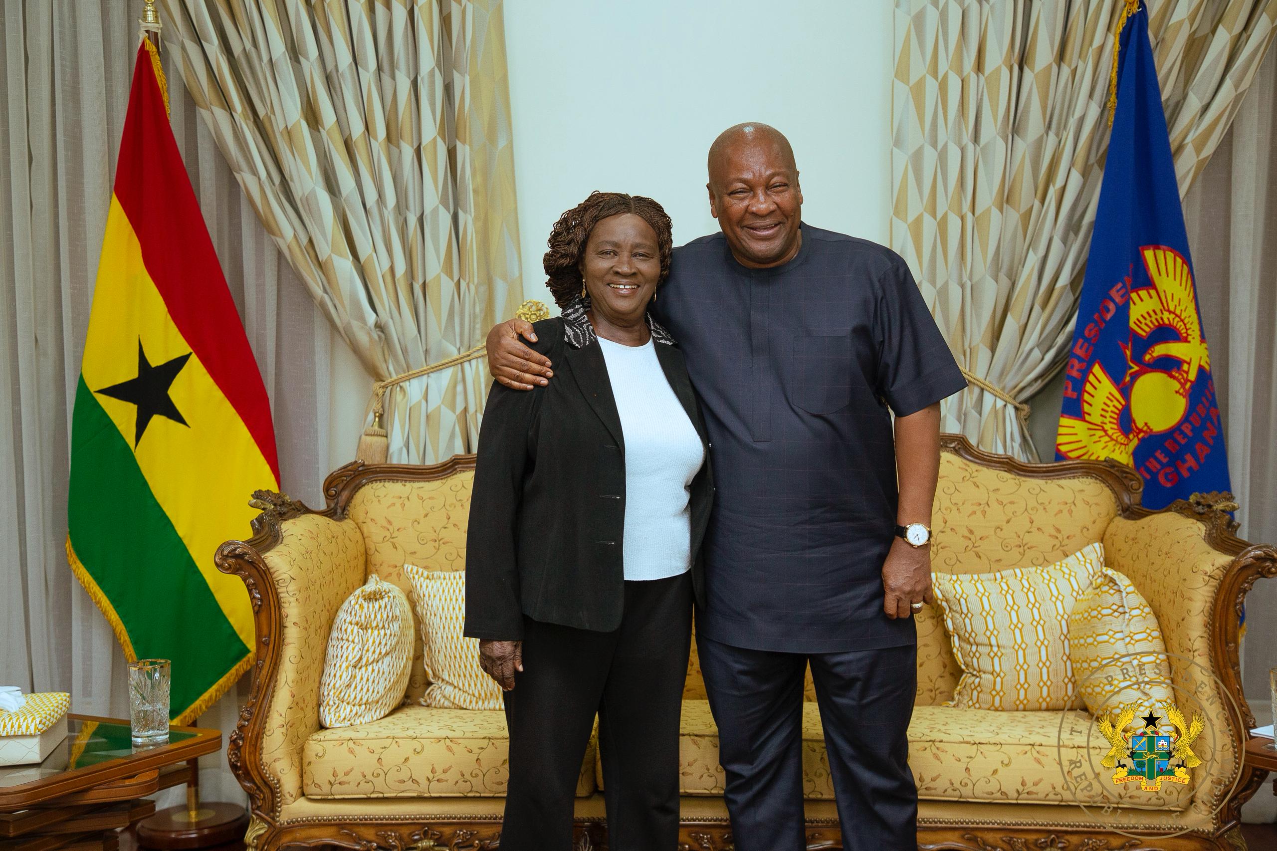 Vice President Naana Jane touches down in Ghana