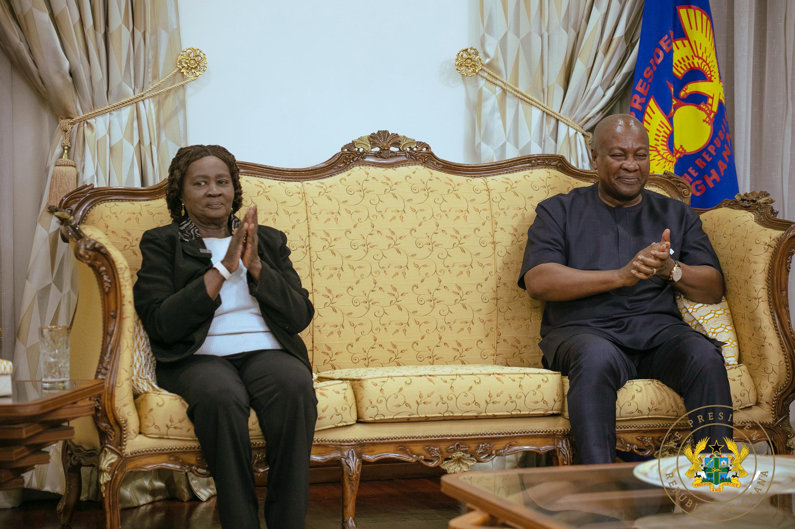 Take it easy for a while – President Mahama tells Veep Naana Jane