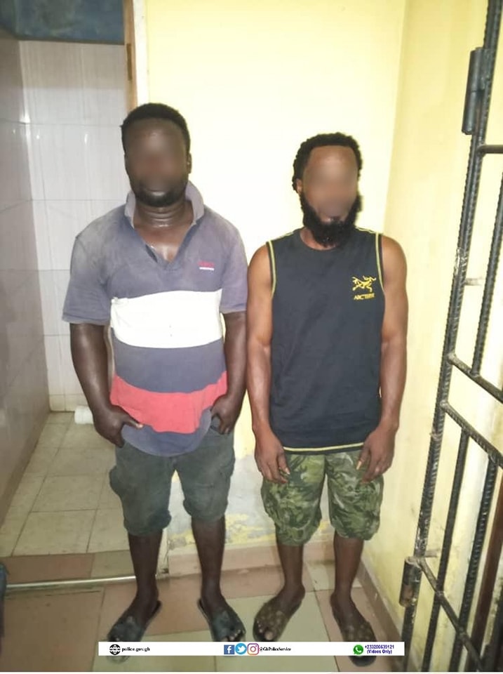 Two arrested at Ahenkro over unlawful possession of arms