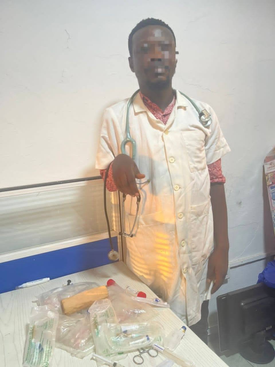 Police nab fake doctor engaged in travel fraud at United Brain Hospital at Mallam