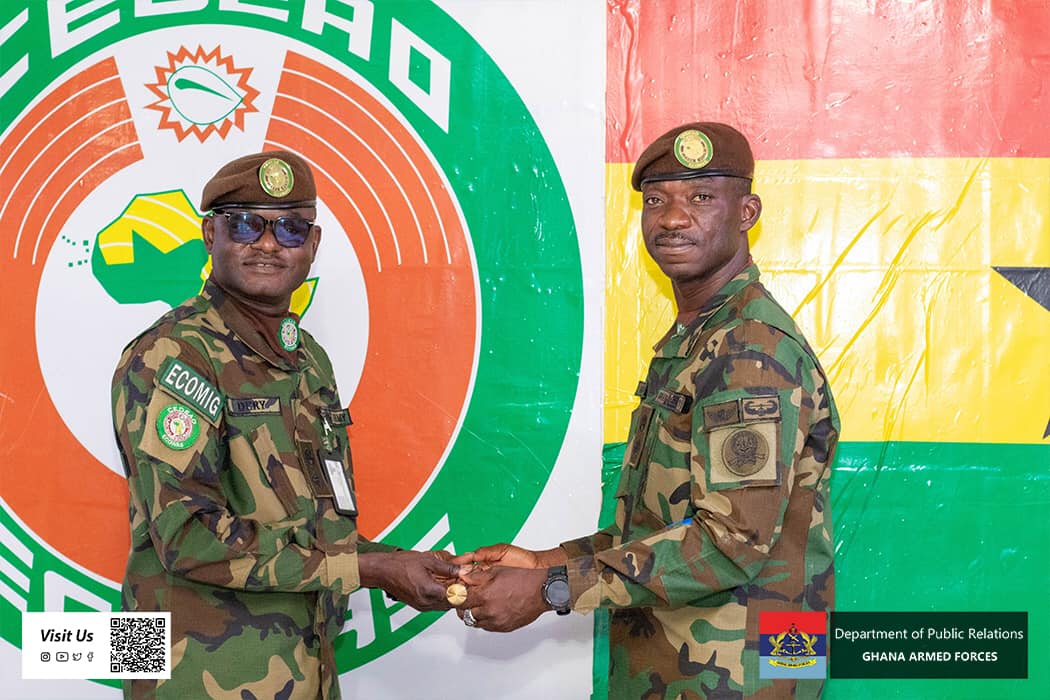 ECOMIG GHANCOY now under the command of Lt. Col. Ronne Yaw Agbemafle