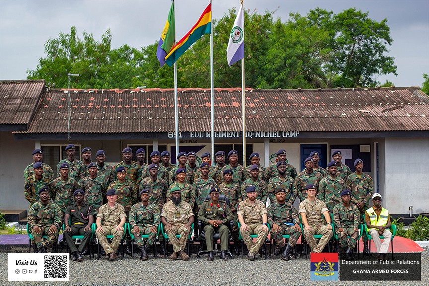 GASAE, UK’s EOD commences IEDD’s Basic and Assistant Course 2/25 at Michel Camp