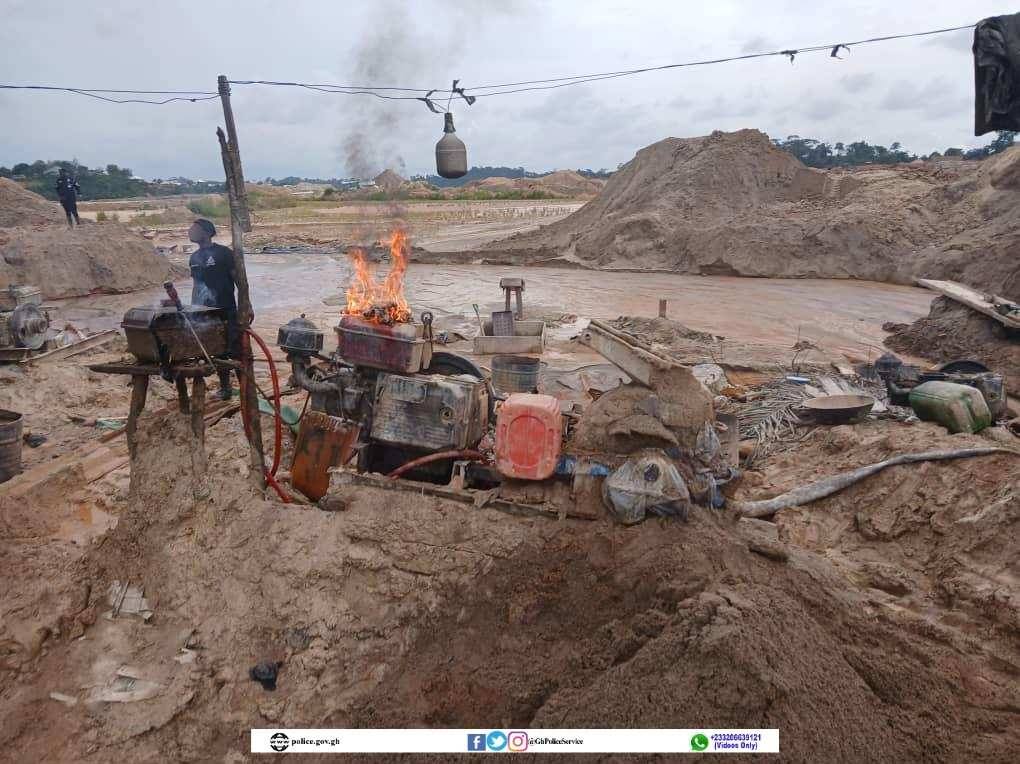 64 chanfang disabled; 23 arrested in anti-galamsey operations