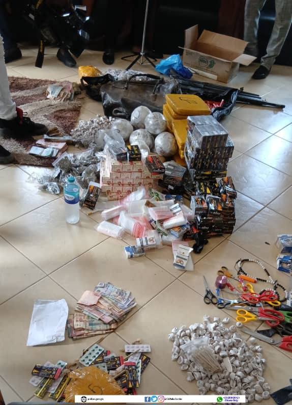 4 arrested for peddling of narcotic substances in Ashanti South Region