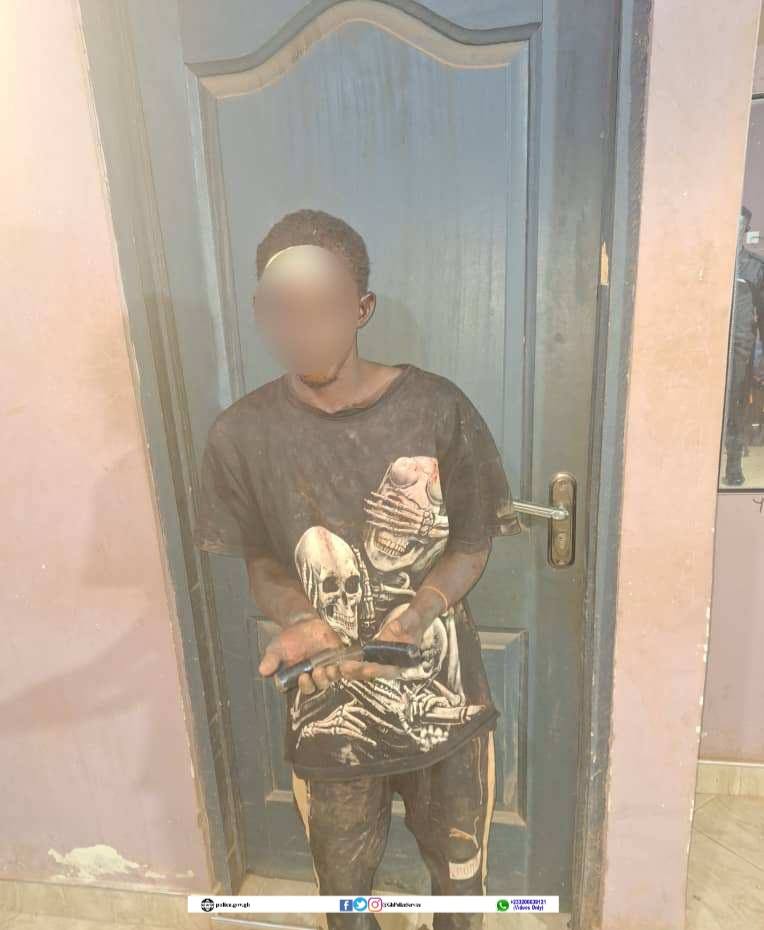 Man arrested at Aponteng Krom for unlawful possession of firearm