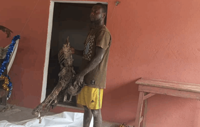 Police find multiple bodies at Central Tongu shrine after fetish priestess, ex-lover kill new boyfriend