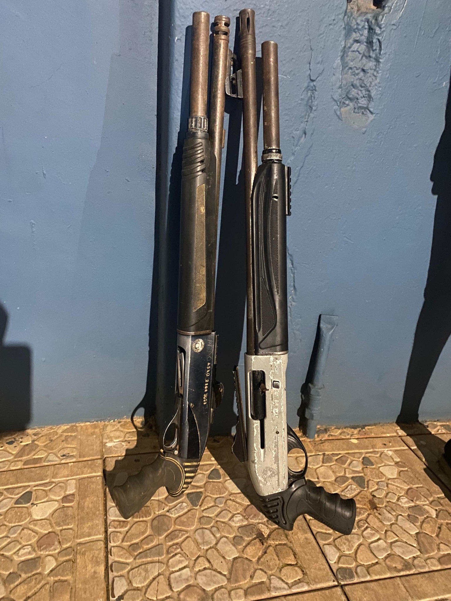 2 arrested for unlawful possession of firearms