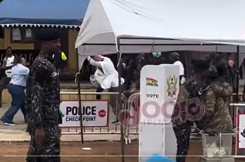 Hawa Koomson attacked by a group of men during Ablekuma North rerun election