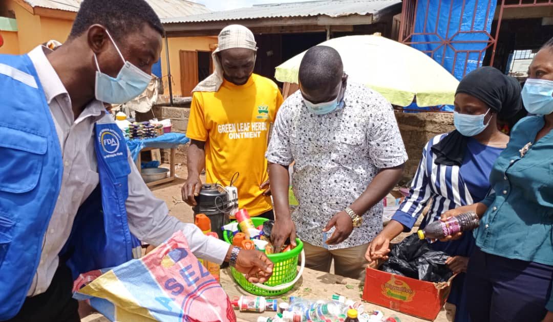 FDA raids Bawku markets, seizes unregistered products