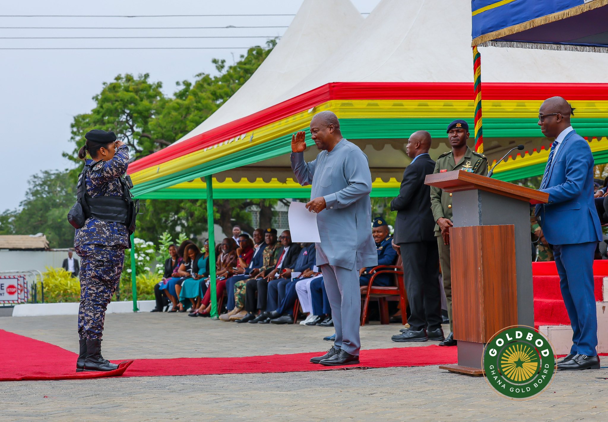 President Mahama launches special Ghana Gold Board task force to check gold smuggling