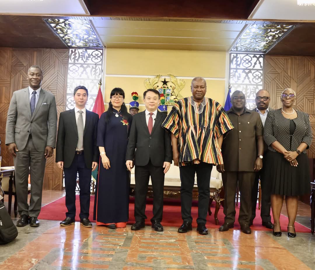 President Mahama welcomes 5 new envoys, receives Letters of Credence 