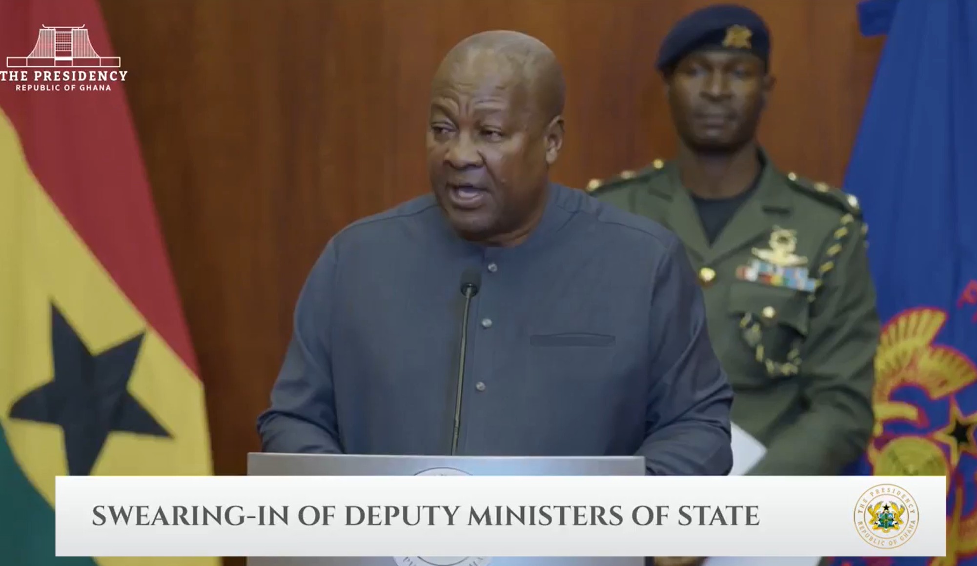 LIVESTREAMING: Swearing-in of Deputy Ministers of State