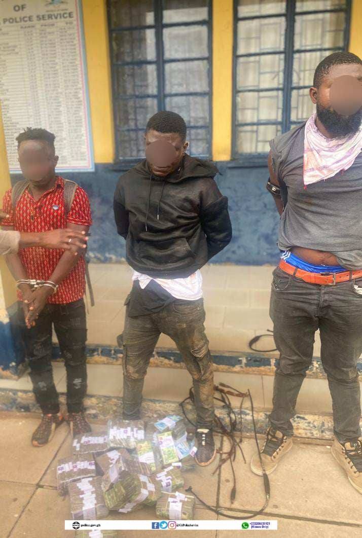 3 arrested for robbery in Western Region; GHC149,500 retrieved