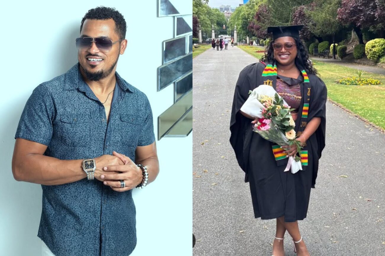 Proud father of a law graduate – Van Vicker celebrates daughter’s LLB graduation
