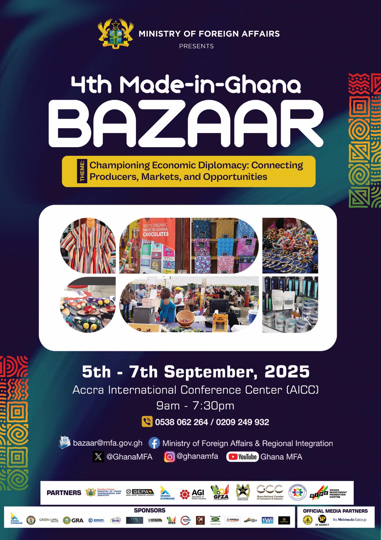 4th Made-in-Ghana Bazaar scheduled for Sept. 5 to 7