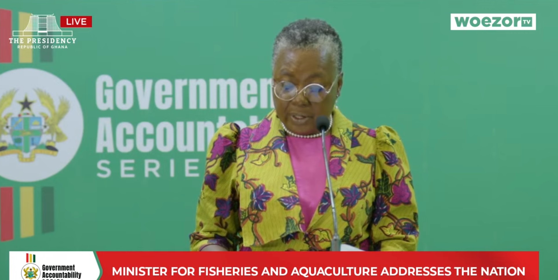LIVESTREAMING: Fisheries Minister updates public