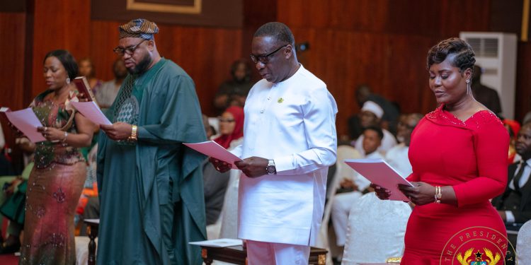 Gyakye Quayson, Affo-Toffey,  two others sworn in as deputy ministers