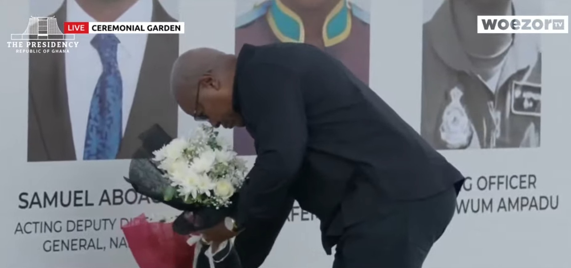 VIDEO: Laying of flowers and candle lighting ceremony for victims of GAF helicopter crash