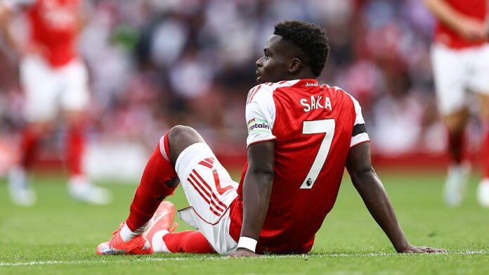 Saka suffers another hamstring injury, set to be sidelined for weeks