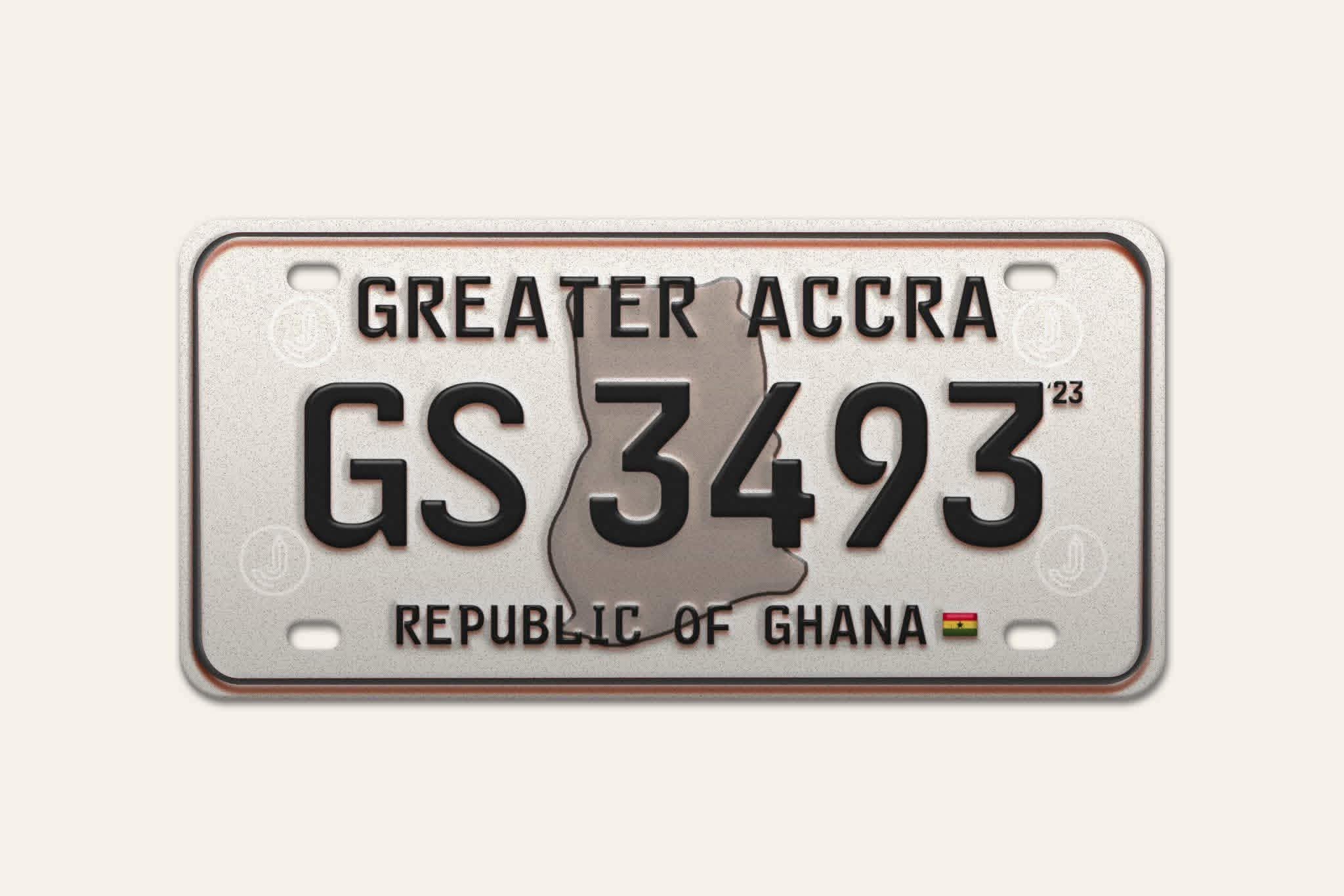 Disregard number plate with Ghana map design – DVLA CEO