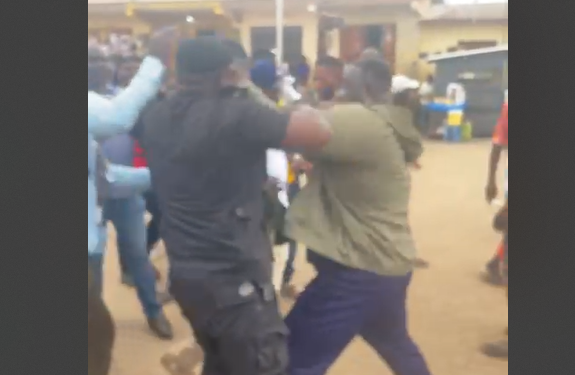 Akwatia by-election: NPP executive slapped by NDC vice chairman’s aide amid heated scuffle