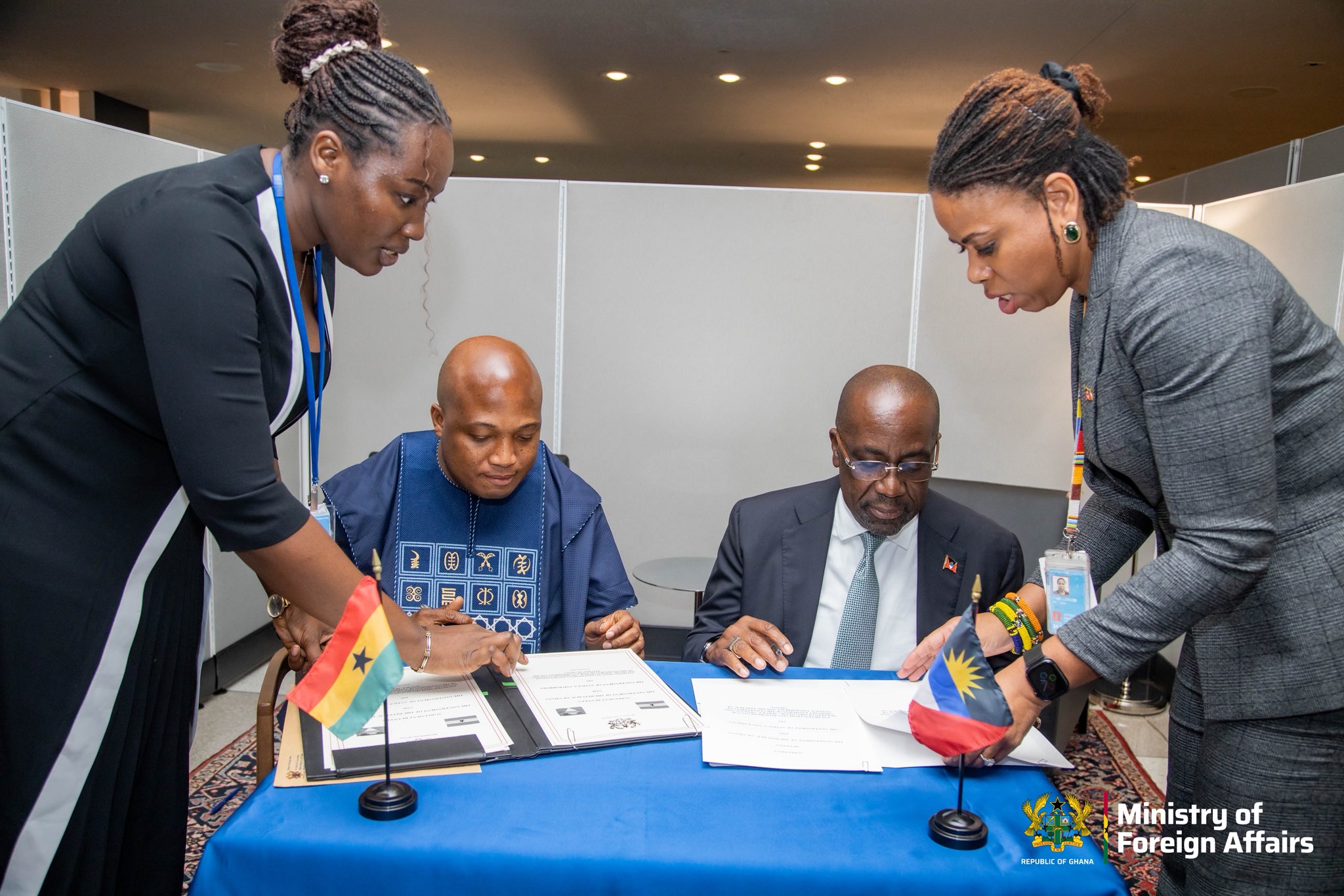 Visa waiver signed between Ghana, Antigua and Barbuda