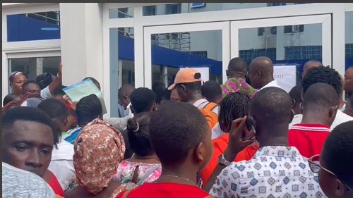 Hundreds gather at GNAT Hall over school placement grievances