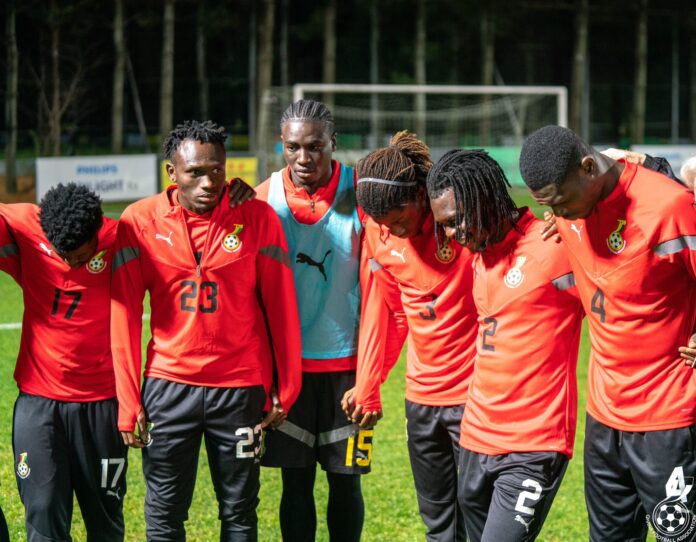Photos: Black Stars have their first training ahead of South Korea friendly tomorrow