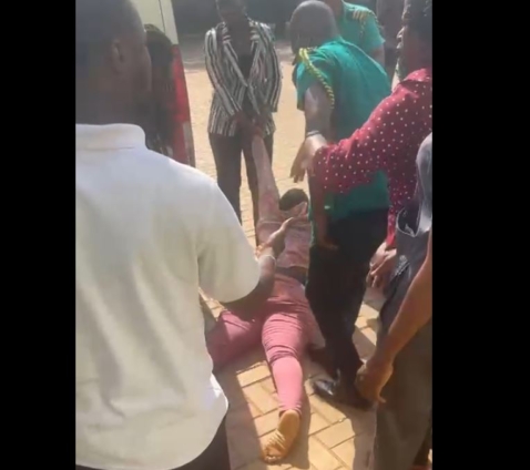 Immigration officials clash with U.S. deportees during forced eviction attempt from a hotel in Accra