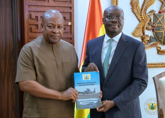 Committee on August 6 helicopter crash submits report to President Mahama; details to be made public today