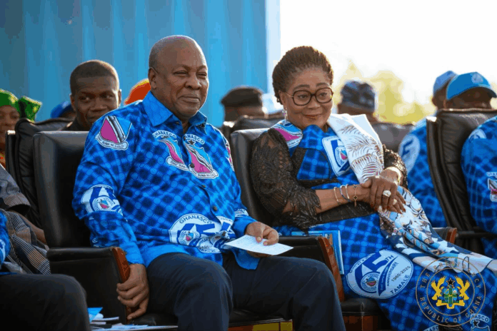 President Mahama humorously narrates how he met Lordina Mahama