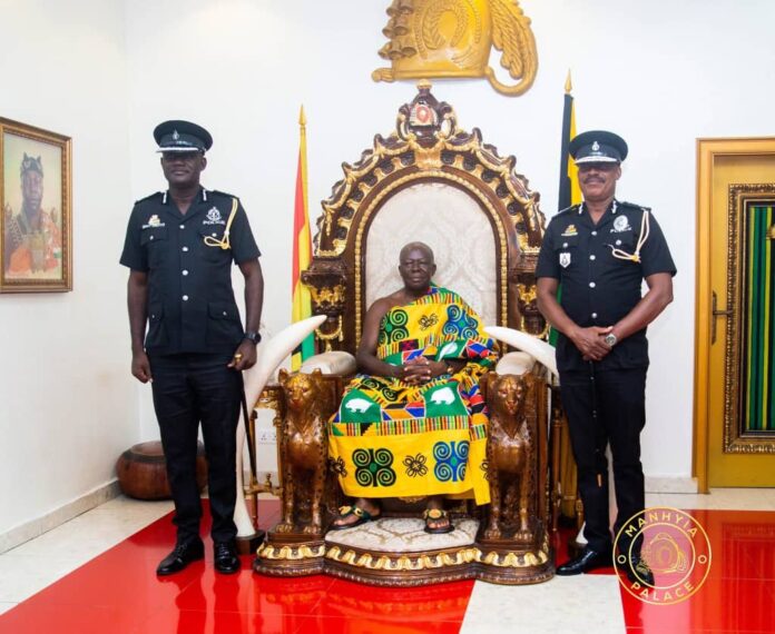 Chieftaincy, land disputes are for me to handle, focus on crimes – Otumfuo to Ashanti Police Commander