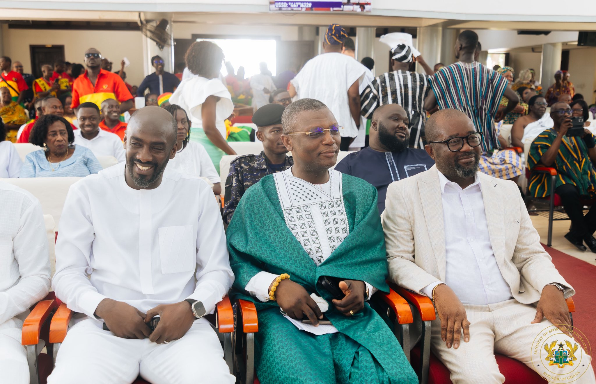 Sports Minister joins Otto Addo and family for thanksgiving service after Ghana’s 2026 World Cup qualification