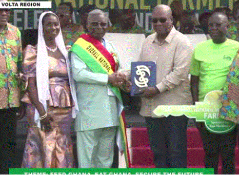 Opanyin Adusei wins 2025 National Best Farmer Award