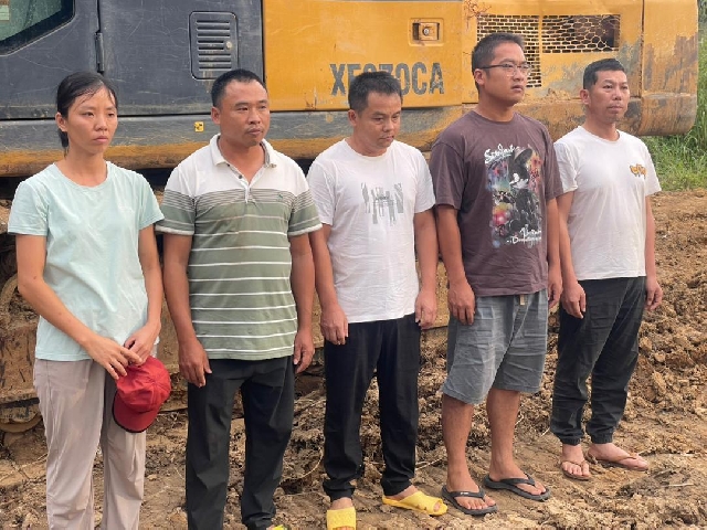 E/R: NAiMOS arrests 5 Chinese miners, seizes equipment, at Oda Illegal mining sites