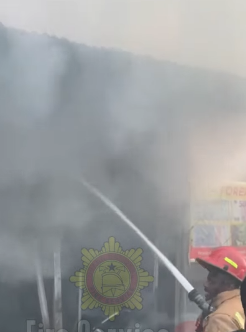 Fire guts sections of Madina Market in Accra