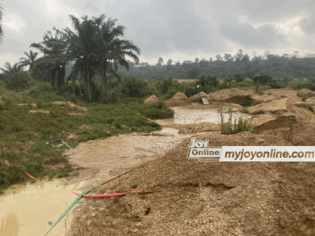 Illegal mining activities along Kumasi-Sunyani Highway halted by NAIMOS