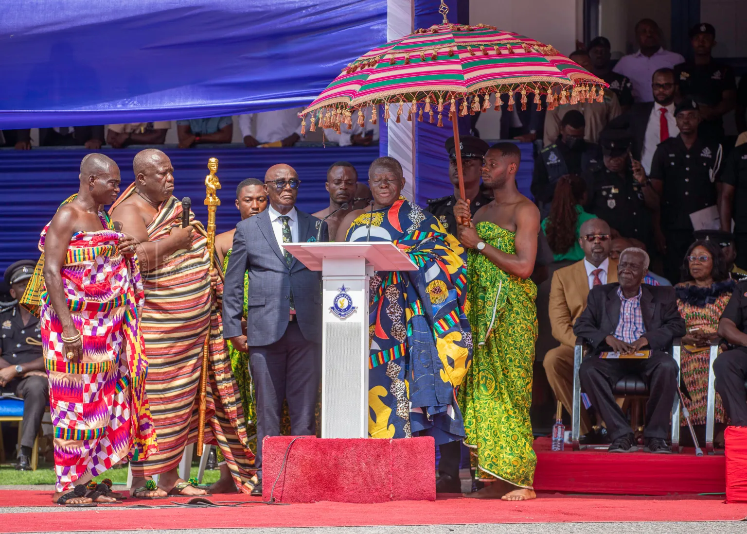 We are collaborators and not rivals seeking relevance – Otumfuo on Ghana Police