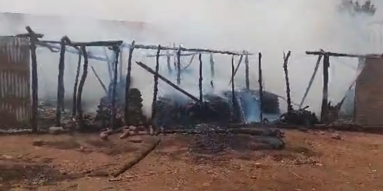 Zabzugu market destroyed by fire