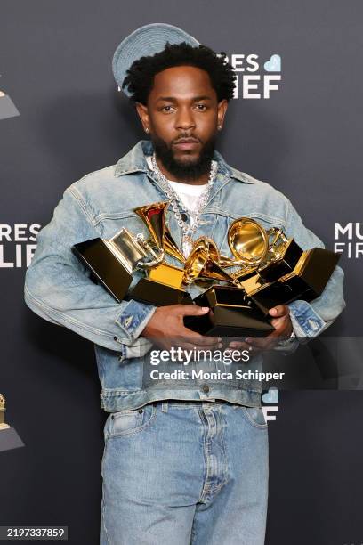 Kendrick Lamar becomes first artiste since 2010 to win Record of the Year twice in a row