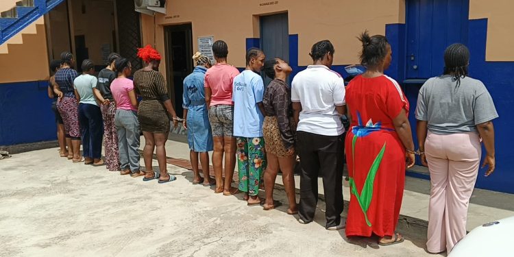 15 traffickers, prostitutes arrested by police in Koforidua
