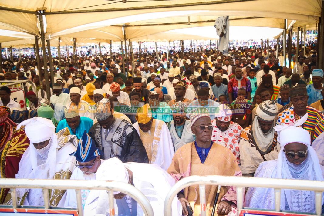 See photos of Muslims at Independence Square as they  mark Eid al-Fitr