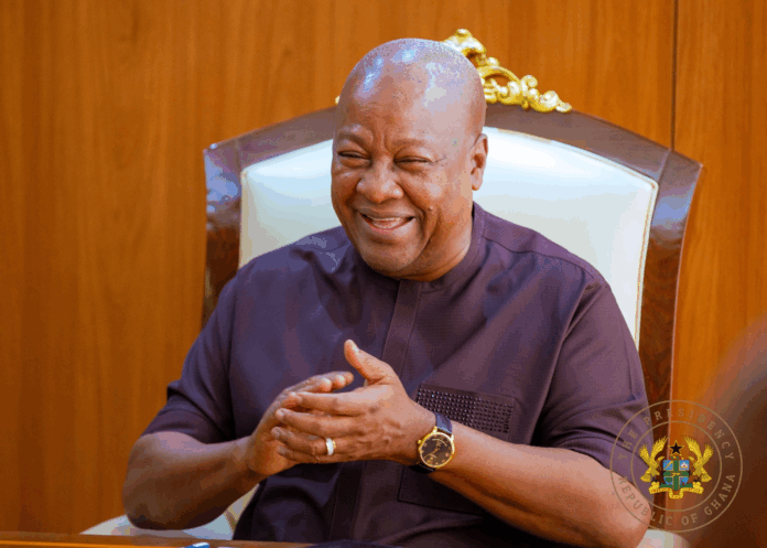 President Mahama announces arrival of grandchild, shares photos