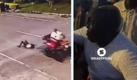 Police arrest father for dragging son with quad bike on tarred road at North Legon