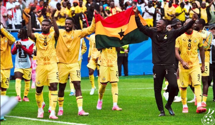 Ghana climb 8 places, up from  73rd to 65th position in latest FIFA rankings