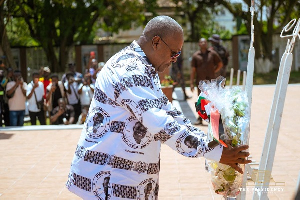 Photos: Ghana marks 14 years since death of former President Atta Mills with wreath-laying ceremony