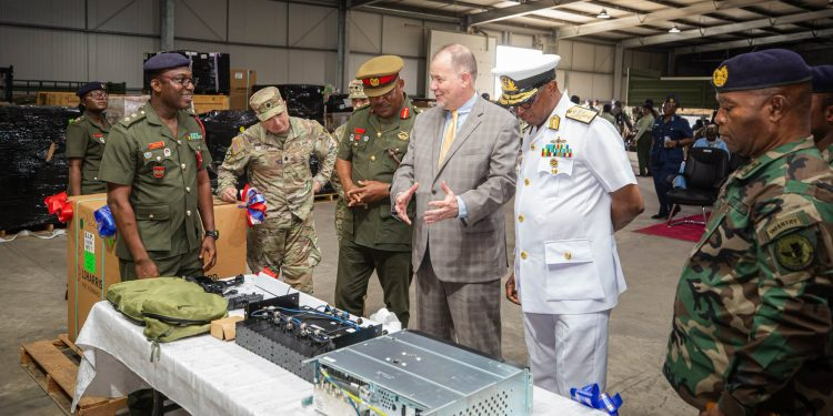 US hands over $4million worth of equipment to the Ghana Armed Forces