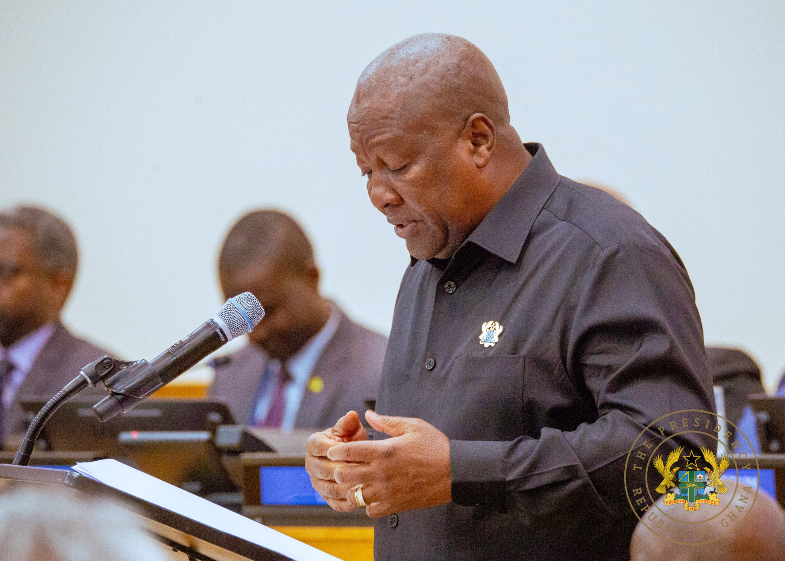 A friend, a younger brother, a loyalist and close adviser- President Mahama eulogises late Omane-Boamah